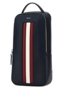 Bally Navy Blue Leather Crossbody Bag
