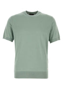 Brioni Sage Green Cashmere Blend T Shirt