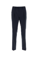 Pantalone Brioni in Lana Stretch Blu Navy