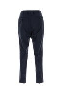 Pantalone Brioni in Lana Stretch Blu Navy