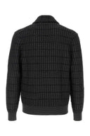 Brioni Embroidered Cotton And Linen Cardigan