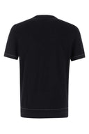 Brioni Black Cotton T Shirt
