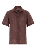 Camicia Brioni in Lino Stampato