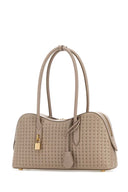 Stella Mc Cartney Lilac Synthetic Leather Ryder Medium Shoulder Bag