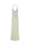 Stella Mc Cartney Ivory Satin Long Dress