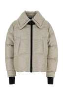 Moncler Grenoble Sand Wool Blend Sandane dunjakke