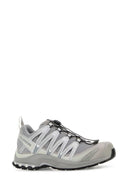 Salomon Silver Mesh And Synthetic Leather Xa Pro 3 D Sneakers