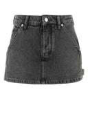 Alexander Wang Black Denim Pant Skirt
