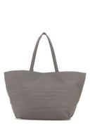 Alexander Wang Grey Canvas Punch Shopping Bag