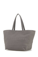Alexander Wang Grey Canvas Punch Shopping Bag