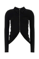 Alexander Wang ブラック ストレッチ ビスコース シャツ