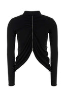 Alexander Wang ブラック ストレッチ ビスコース シャツ