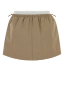 Alexander Wang Beige Cotton Mini Skirt