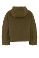 Herno Laminar Army Green Cotton Blend Jacket