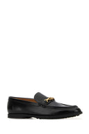 Tod's Black Leather Loafers
