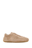 Tod's Beige Suede Sneakers