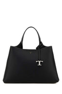 Tod's Black Leather Apa Handbag