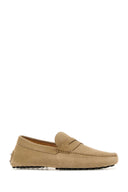 Tod's Beige Suede Loafers
