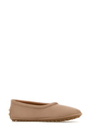 Tod's Antiqued Pink Leather Ballerinas