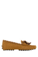 Tod's Camel Suede Loafers