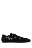 Prada Black Crochet Sneakers