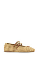 Prada Raffia Ballerinas
