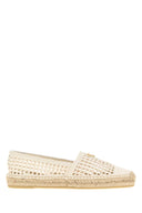 Prada Ivory Crochet Espadrilles