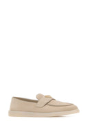 Prada Sand Suede Loafers