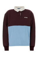 Prada Two Tone Cotton Oversize Polo Shirt