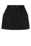 Prada Black Re Nylon Mini Skirt