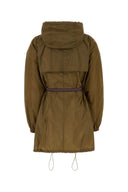 Prada Army Green Re Nylon Raincoat