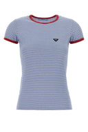 Prada Embroidered Cotton T Shirt