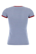 Prada Embroidered Cotton T Shirt