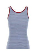 Prada Embroidered Cotton Tank Top