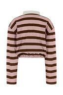 Prada Embroidered Cotton Oversize Polo Shirt