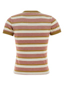 Prada Embroidered Cotton T Shirt