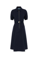 Prada Navy Blue Poplin Dress