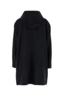 Prada Navy Blue Mohair Blend Overcoat