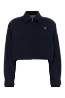 Prada Dark Blue Poplin Jacket