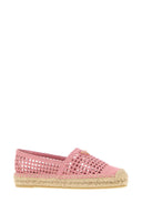 Prada Pink Crochet Espadrilles