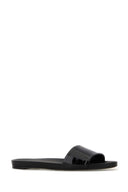 Prada Black Leather Slippers