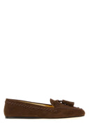 Prada Brown Suede Loafers