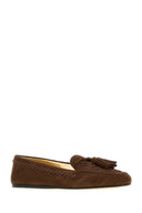 Prada Brown Suede Loafers