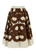 Prada Printed Cotton Skirt