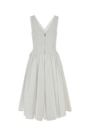 Prada White Poplin Dress