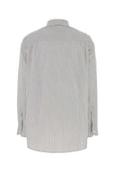 Prada Embroidered Poplin Oversize Shirt
