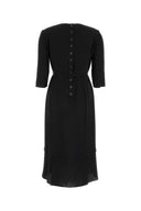 Prada Black Acetate Blend Dress