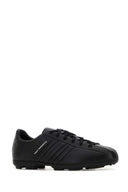 Y3 Yamamoto Black Leather Y 3 Field Sneakers