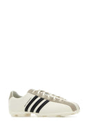 Y3 Yamamoto White Leather Y 3 Field Sneakers
