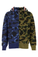 Bape Printed Cotton Split Camo Shar K Sweatshirt